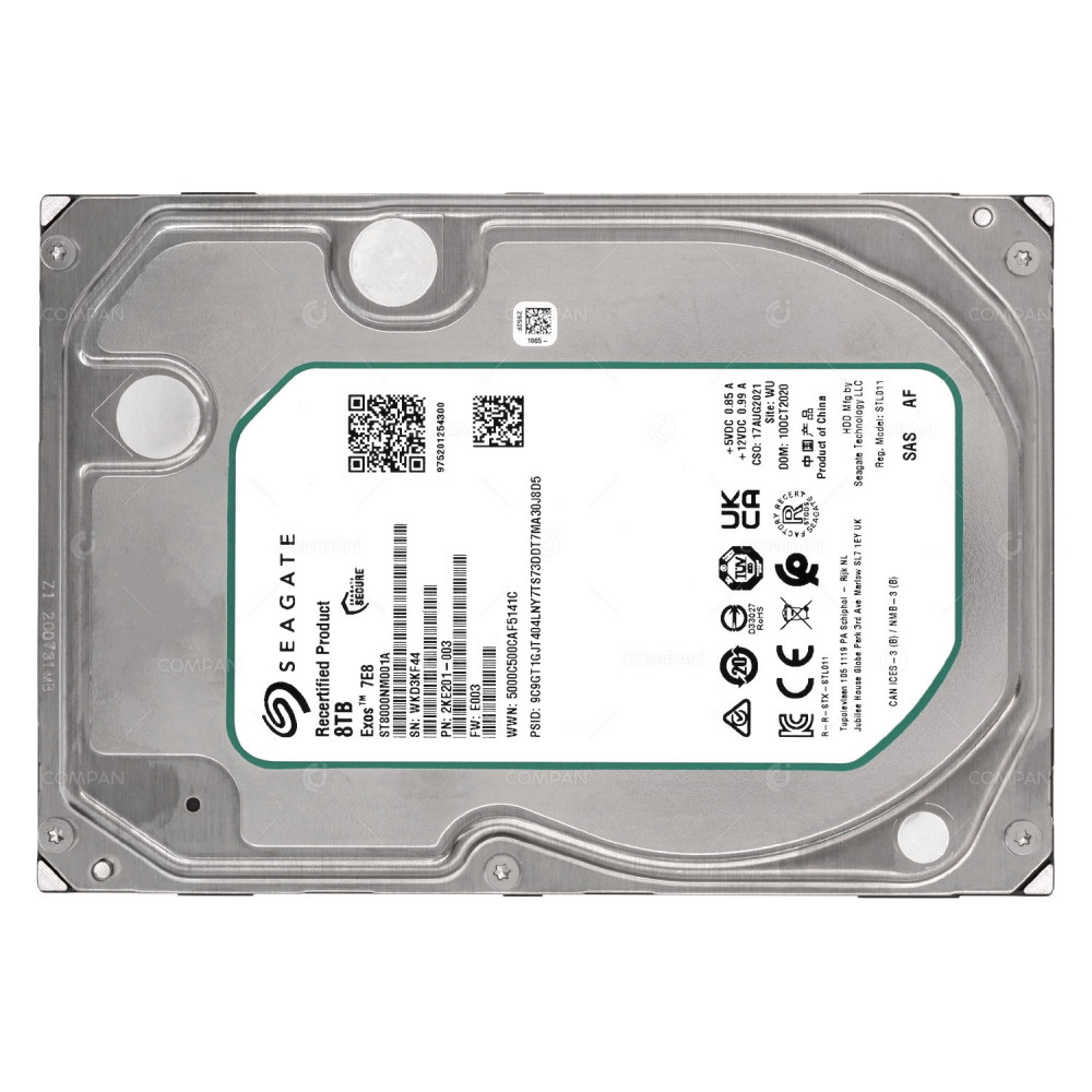 ST8000NM001A SEAGATE HDD 8TB 7.2K SAS 12G 3.5" LFF
